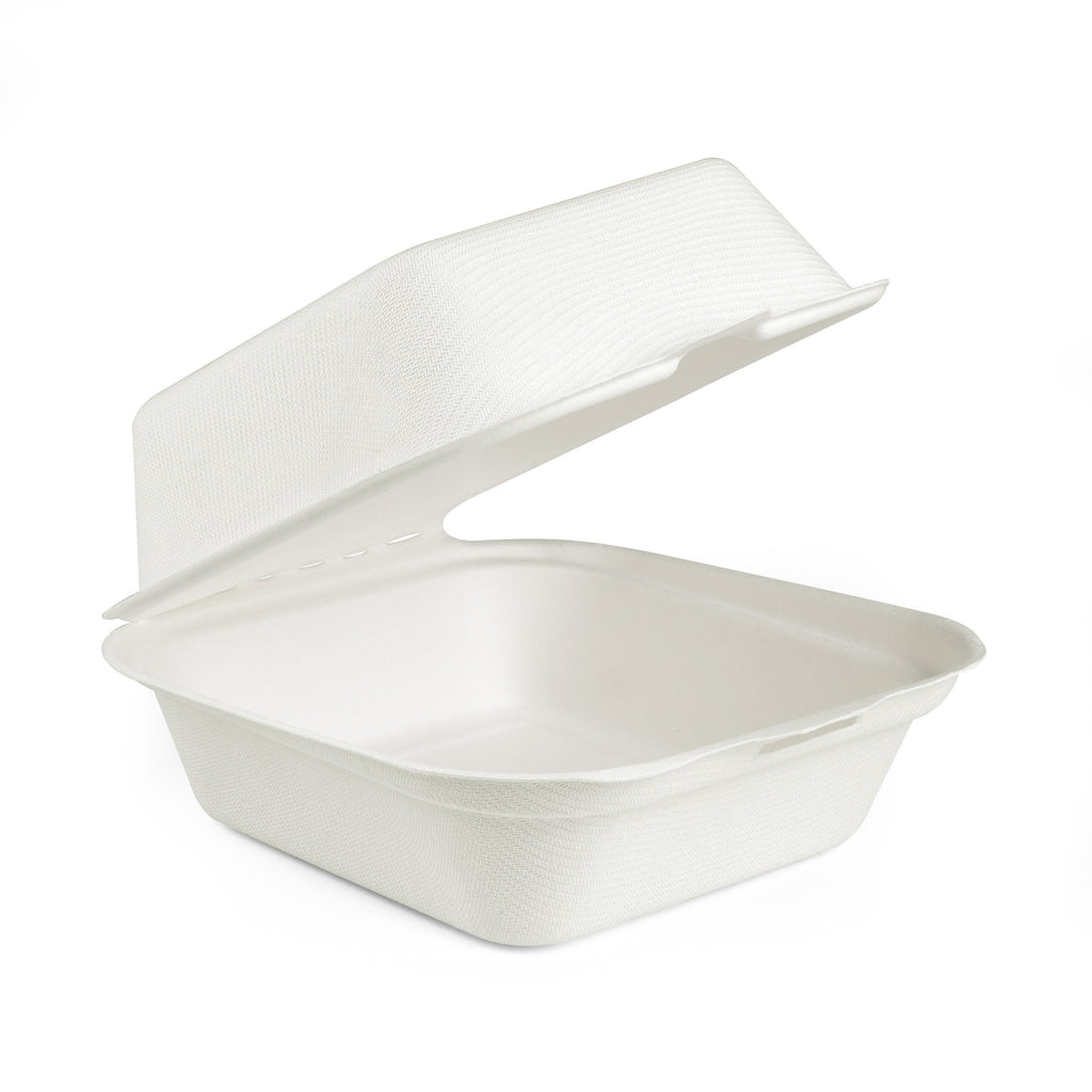 Bagasse Clamshell Containers -