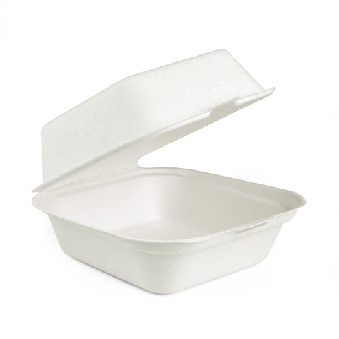 Bagasse Clamshell Containers -