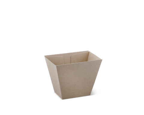 Brown Corrugated Fries Cup