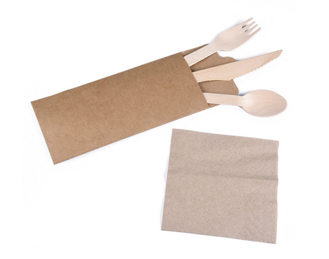 Wooden Cutlery Sets - 1000 Units -