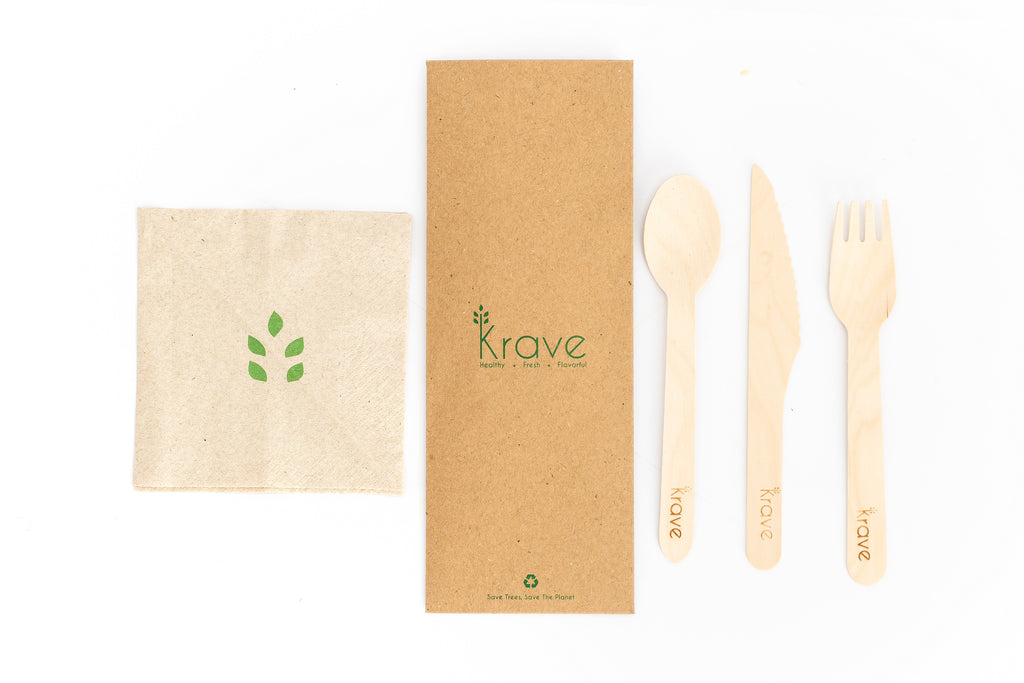 Custom Wooden Cutlery Set