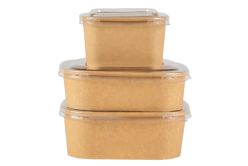 Kraft Square Bowls