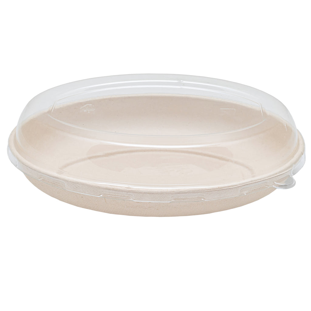 26oz Bagasse Burrito Container with Lid - 300 Units -