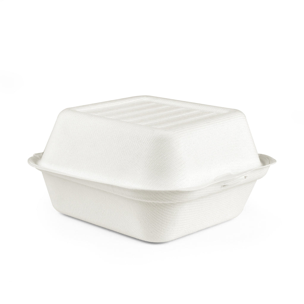 Bagasse Clamshell Containers - 