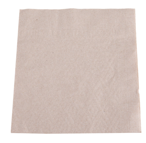 Brown Recyclable Napkins - 40x40cm - 2000 Units - 